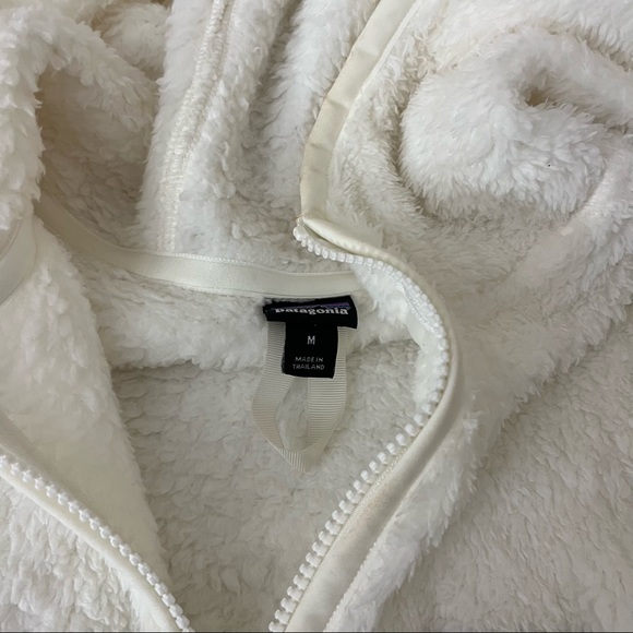 Patagonia Los Gatos Half Zip White Fleece Size Medium - Picture 3 of 7